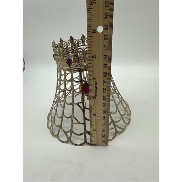 BBW Halloween Bejeweled Spider Web with Spider Candle Holder Set - Picture 3 of 5